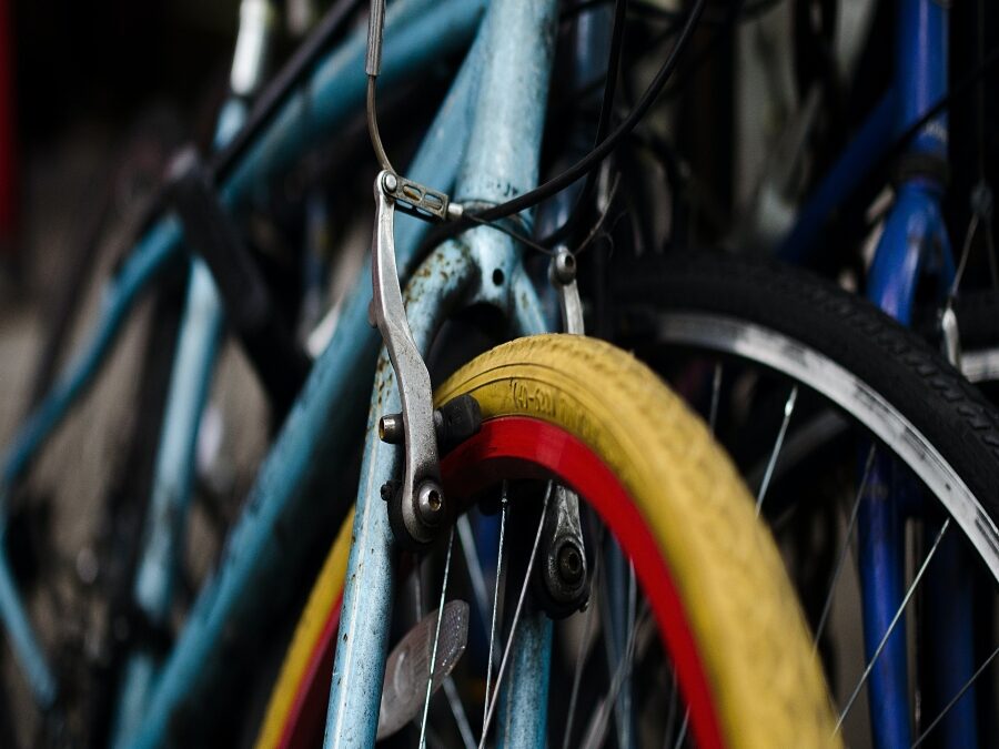 Girl on A bike, Boy in Dayton