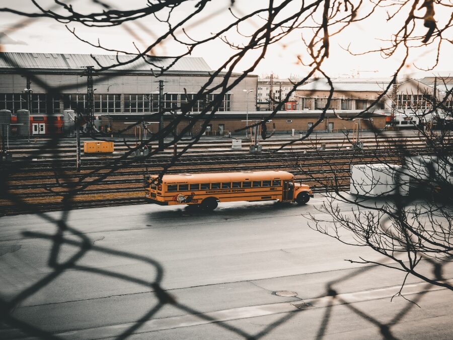 A Middle Finger Flipped on a School Bus